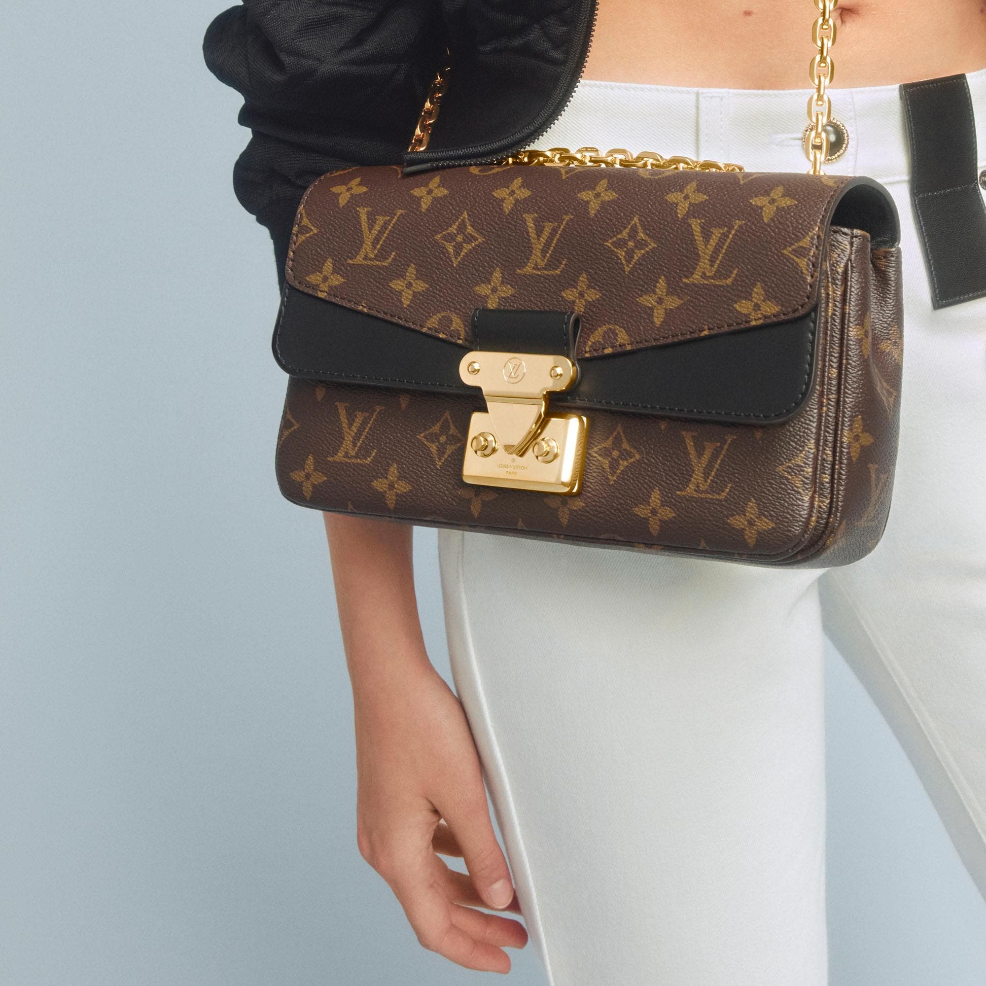 Túi Xách LV Super Marceau Black And Caramel
